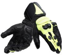 Dainese Impeto D-Dry Guantes de motocicleta impermeables, negro/amarillo, Talla S