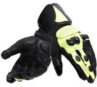 Dainese Impeto D-Dry Guantes de motocicleta impermeables, negro/amarillo, Talla XXS