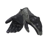 Dainese - Karakum Ergo-Tek Gloves, Guantes de Moto de Verano, Tejido Ventilado, Protectores de Nudillos, Guantes de Moto para Hombre, Negro/Verde Militar, 3XL