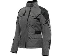 Dainese - Ladakh 3L D-Dry Lady Jacket, Chaqueta de Moto Touring Impermeable, Protectores de Hombro y Codo, 4 Estaciones, Chaqueta de Moto para Mujer, Iron-Gate/Negro, 54