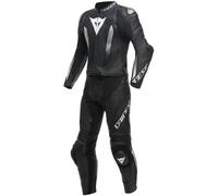 Dainese Laguna Seca 5, traje de cuero 2pcs. 50 male Negro/Negro/Blanco