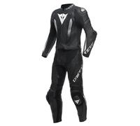 Dainese Laguna Seca 5 2tlg. Traje Cuero Combinado para Moto Tamaño Largo ( Negra