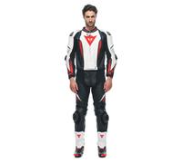 Dainese Laguna Seca 5 Caballeros Conjunto Cuero 2 Piezas Negro/Blanco/Rojo 64 hombres