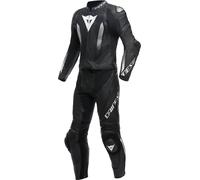 Dainese Laguna Seca 5, traje de cuero 2pcs. perforado 60 male Negro/Negro/Blanco