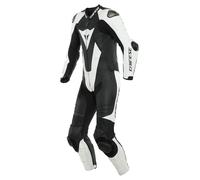 Dainese Laguna Seca 5 traje de cuero Negro/Blanco 26 hombres