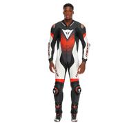 Dainese Laguna Seca 6 para hombre Monos de cuero de una pieza Negro/Blanco/Rojo 56 hombres