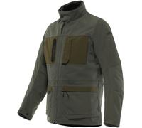 Dainese Lambrate Absoluteshell Pro chaqueta textil impermeable para motocicletas, Verde oscuro, Talla 50