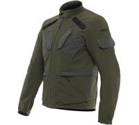 Dainese Lario Chaqueta textil de moto, Verde oscuro, Talla 48