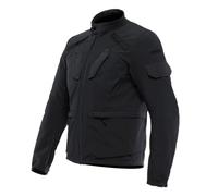 Dainese - Lario Tex Jacket, Chaqueta de Moto Urbana, con Protectores Extraíbles, Tejido Ventilado, Hombre, Negro, 50