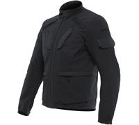 Dainese - Lario Tex Jacket, Chaqueta de Moto Urbana, con Protectores Extraíbles, Tejido Ventilado, Hombre, Negro, 54