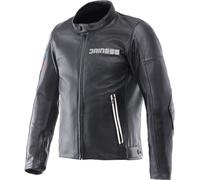 Dainese Leggenda, chaqueta de cuero 52 male Negro/Azul/Rojo