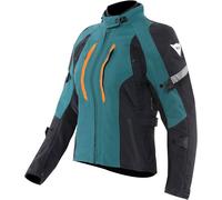 Dainese Mangen Absøluteshell, chaqueta textil impermeable mujer 46 male Azul/Negro/Naranja