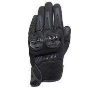 Dainese - Mig 3 Air Tex Gloves, Guantes Moto Hombre de Cuero, Sensor de Pantalla Táctil, Touchscreen, Palma Reforzada y Protectores de Nudillos, Elásticos y Transpirables, Negro