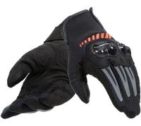 Dainese Mig 3 Air Tex Guantes de motocicleta, negro-rojo, tamaño 3XL para Hombres