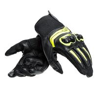 Dainese - Mig 3 Unisex Leather Gloves, Moto Guantes de Cuero de Pantalla Táctil, Guantes Moto Hombre y Mujer, Touchscreen, Palma Reforzada y Protectores de Nudillos