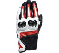 Dainese Mig 3 Unisex Guantes Color Negro-blanco-rojo lava Talla XXXS Negro-blanco-rojo lava XXXS