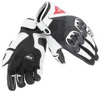 Dainese Mig C2 Guantes de la motocicleta, negro-blanco, tamaño 2XL para Hombres
