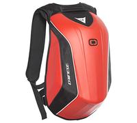 DAINESE - Mochila para Moto D-Mach, Aerodinámica y Ergonómica, con Compartimentos para Portátil y Zapatos, Correa para Casco, Impermeable, 22.2 L, Rojo y Negro