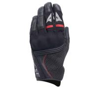 Dainese - Namib Gloves, Guantes de Moto de Verano, con Tejido Elástico y Ventilado, Pantalla Táctil, Hombre, Negro/Negro, XS