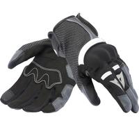 Dainese - Namib Gloves, Guantes de Moto de Verano, con Tejido Elástico y Ventilado, Pantalla Táctil, Hombre, Negro/Gris Hierro, XXXL