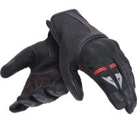 Dainese - Namib Gloves, Guantes de Moto de Verano, con Tejido Elástico y Ventilado, Pantalla Táctil, Hombre, Negro/Negro, XL