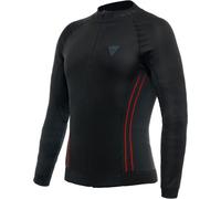 Dainese No Wind Thermo LS Capa de Base Superior, Negro/Rojo, XL/X para Hombre