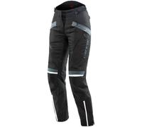 Dainese Tempest 3 D-Dry Pantalones textiles de motocicleta para damas, negro-gris, tamaño 46 para Mujer