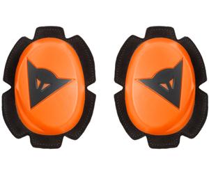 Dainese Pista Deslizadores de rodilla, negro-naranja para Hombres