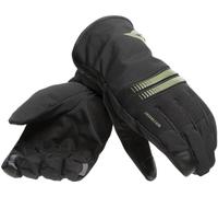 Dainese Plaza 3 D-Dry Motorcycle Gloves Guantes de motocicleta, negro-verde, tamaño XS