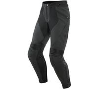 Dainese Pony 3, pantalones de cuero perforados 56 male Negro Mate