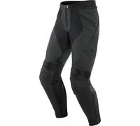 Dainese Pony 3 2.0 Pantalones perforados de cuero de motocicleta, tamaño 50 para Hombres