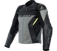 Dainese Racing 4, chaqueta de cuero 54 male Gris/Negro