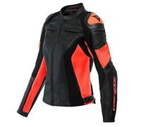 Dainese Racing 4 Chaqueta de cuero para motocicleta para damas