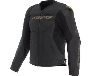 Dainese Racing 5 S26, chaqueta de cuero 50 male Negro/Oro