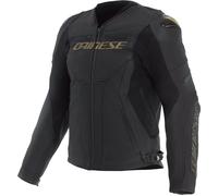 Dainese Racing 5 S26, chaqueta de cuero 60 male Negro/Oro