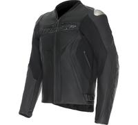 Dainese Racing 5 S26 Chaqueta de cuero de moto, negro, Talla 48