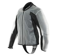 Dainese Rain Body Racing 2, Chaqueta Moto Impermeable, Negro/Trasparente, XL