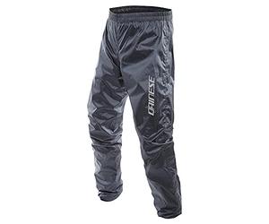 Dainese Rain Pant, Pantalones Impermeables Antilluvia Moto, Ultraligeros, Plegables, con Insertos Reflectantes