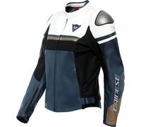 DAINESE Chaquetas Rapida Lady Black-Iris / White / Tibetan-Platinium 42