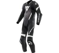Dainese Razon 2 S26 Chaqueta de cuero de moto, negro-blanco, tamaño 46 para Hombres
