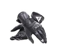 Dainese Reacto Carbon Long Gloves Wmn, Guantes de Moto Largos para Mujer de Piel con protección Nudillos de Carbono y Refuerzos en los Dedos Smart Touch, para Mujer, Negro/Antracita, XS