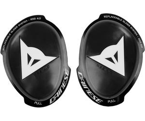 Dainese RSS 4.0 Kit de deslizadores de rodilla, Negro/Blanco, Talla única