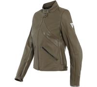 Dainese Santa Monica Chaqueta de cuero de la motocicleta de las señoras perforadas, marrón, tamaño 38 para Mujer