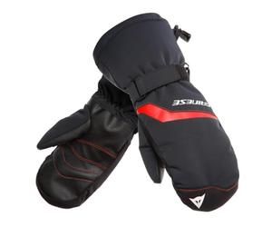Dainese Scarabeo - Guantes de esquí Unisex para niños, elásticos, Color Verde y Rojo