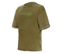 Dainese SFUMATA T-Shirt Camiseta de Manga Corta Cuello Redondo, Verde Oliva, L Men's