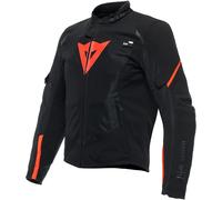 Dainese Smart LS Sport D-Air® Airbag Chaqueta textil para motocicleta, negro-rojo, tamaño 48