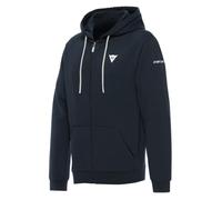 Dainese - Speed Demon Full-Zip Hoodie, Sudadera de Algodón con Capucha y Cremallera, Hombre, Carbonio, S