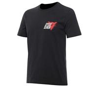 Dainese - Speed Demon Veloce T-Shirt, Camiseta de Cuello Redondo, Hombre, Jet-Black, XL