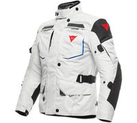 Dainese Splugen 3L D-Dry Chaqueta textil de motocicleta, negro-blanco-azul, tamaño 50