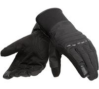 Dainese Stafford D-Dry Gloves, Guantes Moto Transpirables Verano, Hombre, Negro/Antracita, XL